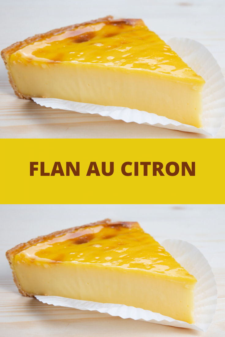 Flan au citron