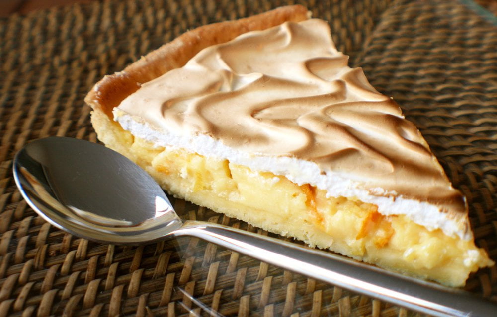 Tarte meringuée aux pommes