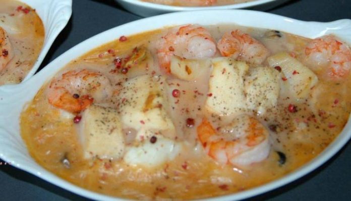 Cassolette de Fruits de mer à la crème fraîche – Recettes du net