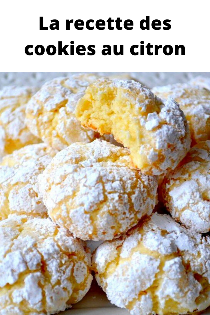 La recette des cookies au citron