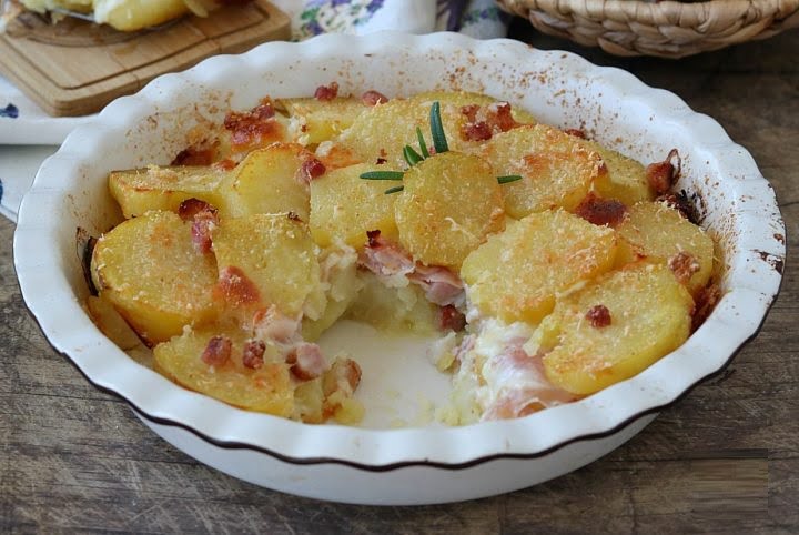 Gateau De Pommes De Terre Au Jambon Et Mozzarella Recettes Du Net