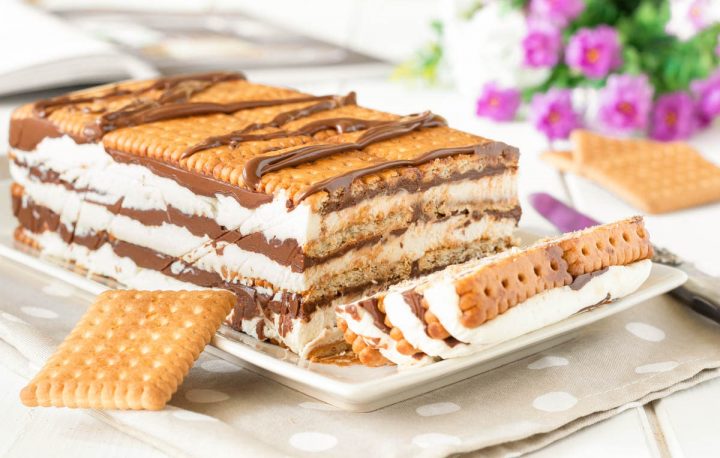 biscuits au mascarpone et Nutella sans cuisson