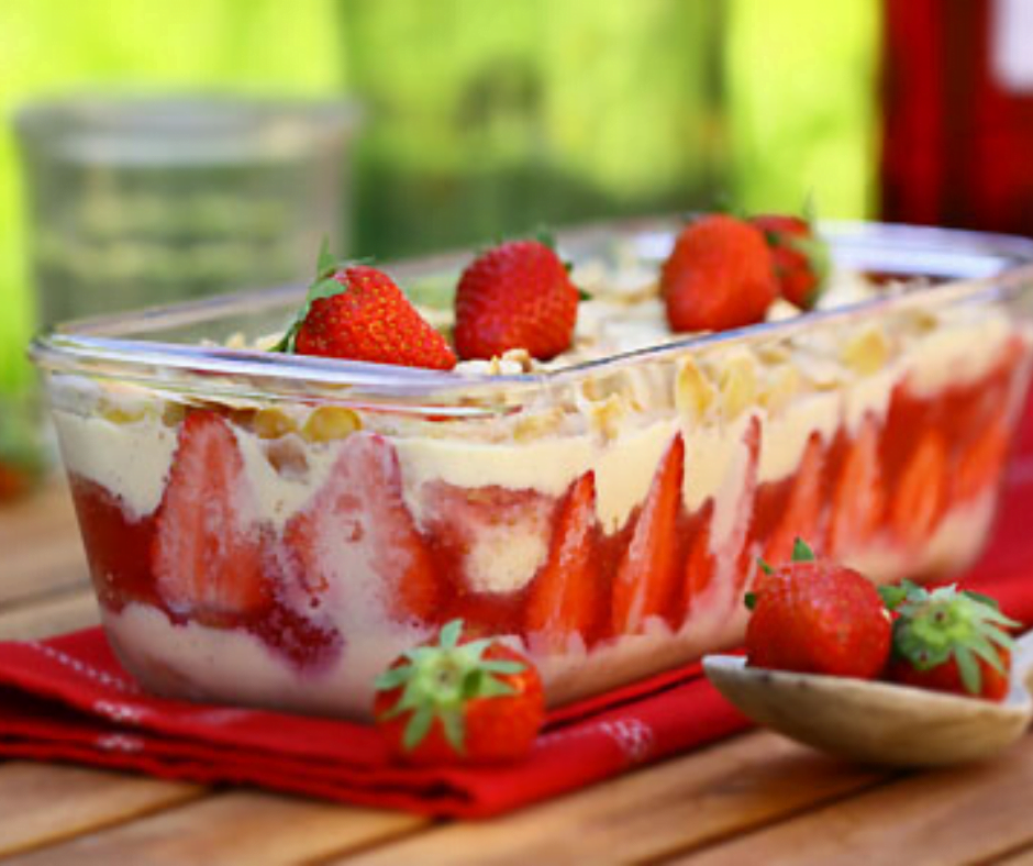 Recette dessert: Pudding à la fraise un régal