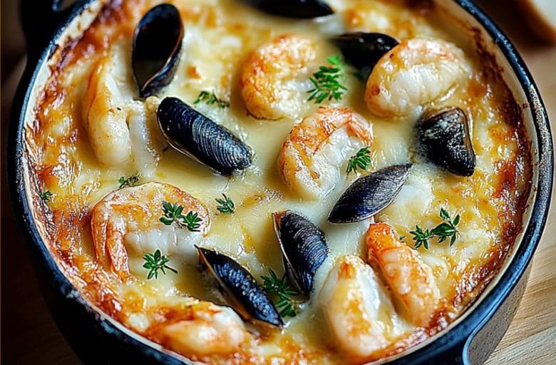 Courgettes Gratinées aux Crevettes et à l’Ail – Recettes du net